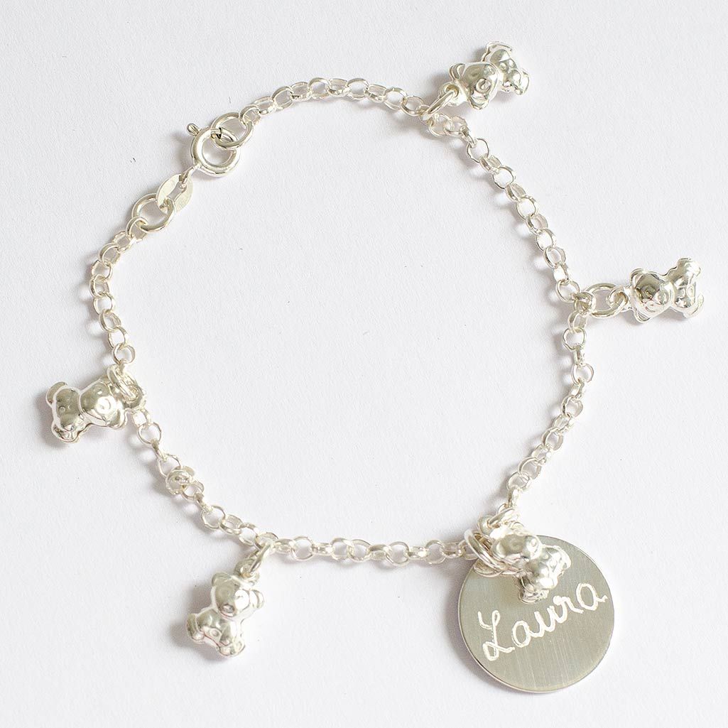 nombre Joyas Personalizados Bautizo Pulsera Para Niñas Chicas nombre Pulsera