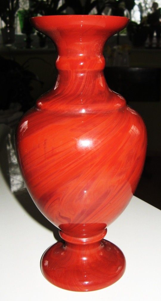 Blumenvase Relief-Dekor 4 Vase 21,5 cm hoch silbergrau