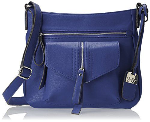 Jessica Simpson Megan Top Zip Cross Body Bag,Surf Blue,One ...