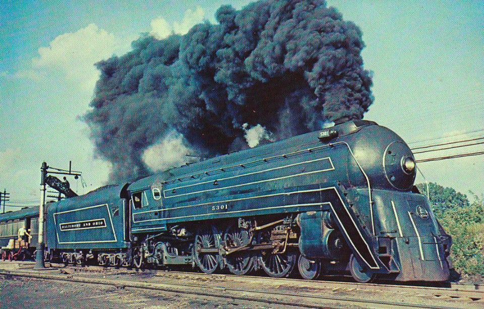 The Cincinnatian, famous for its streamlining and color scheme, was