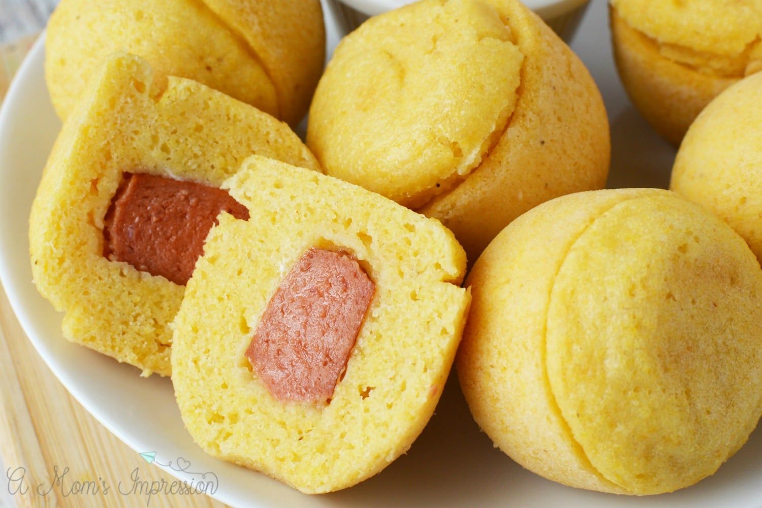 Air fryer corn dogs may not be as uniform as the deep