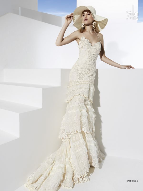 estilo novia bohemia-hippie chic dinovias - trajes de novias las