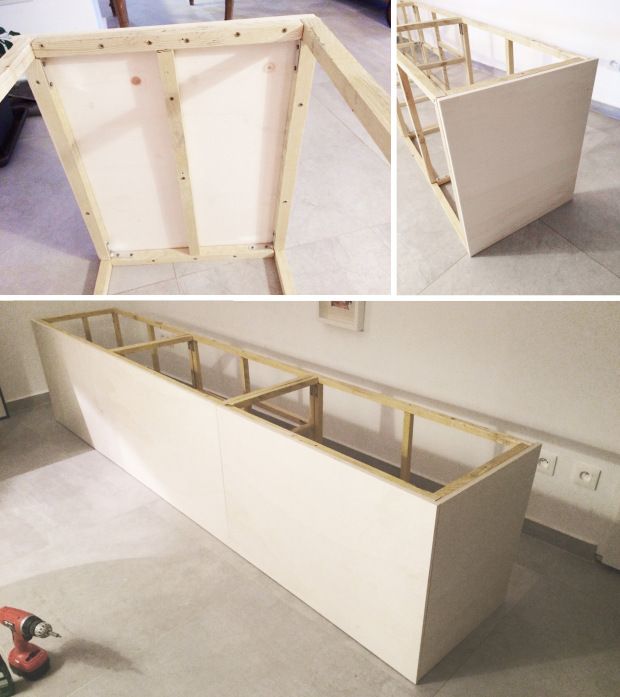 Banc Coffre Bois Interieur