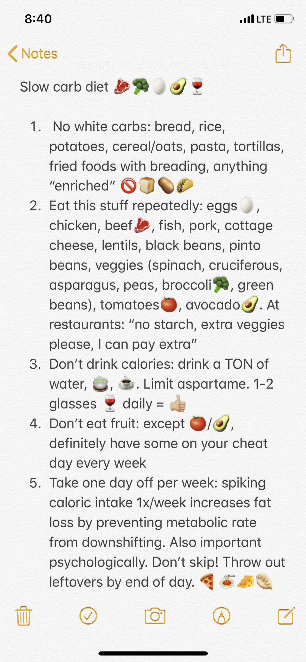 The Slow Carb Diet and My Favorite Recipes