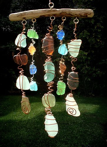 Scottish Sea Glass Mobile