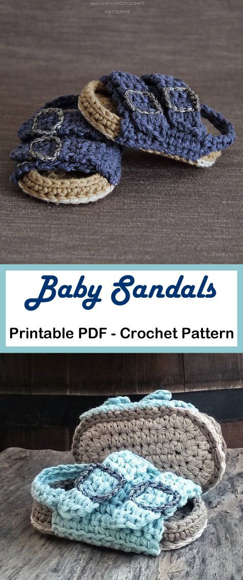 Adorable Summer Baby Shoes Crochet Patterns - A Crafty Life