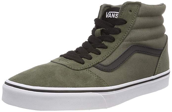 Vans Ward Hi, Baskets Hautes Homme, Vert ((Suede/Canvas) Dusty Olive ...