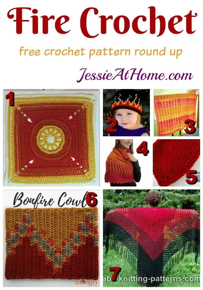 Fire Crochet – get comfy and cozy with these fire-inspired free crochet