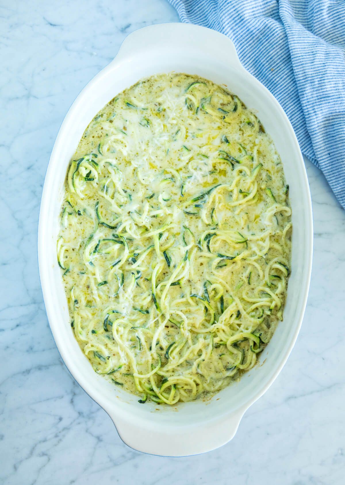 Easy Four Cheese Pesto Zoodles - Keto | Recipe | Keto ...