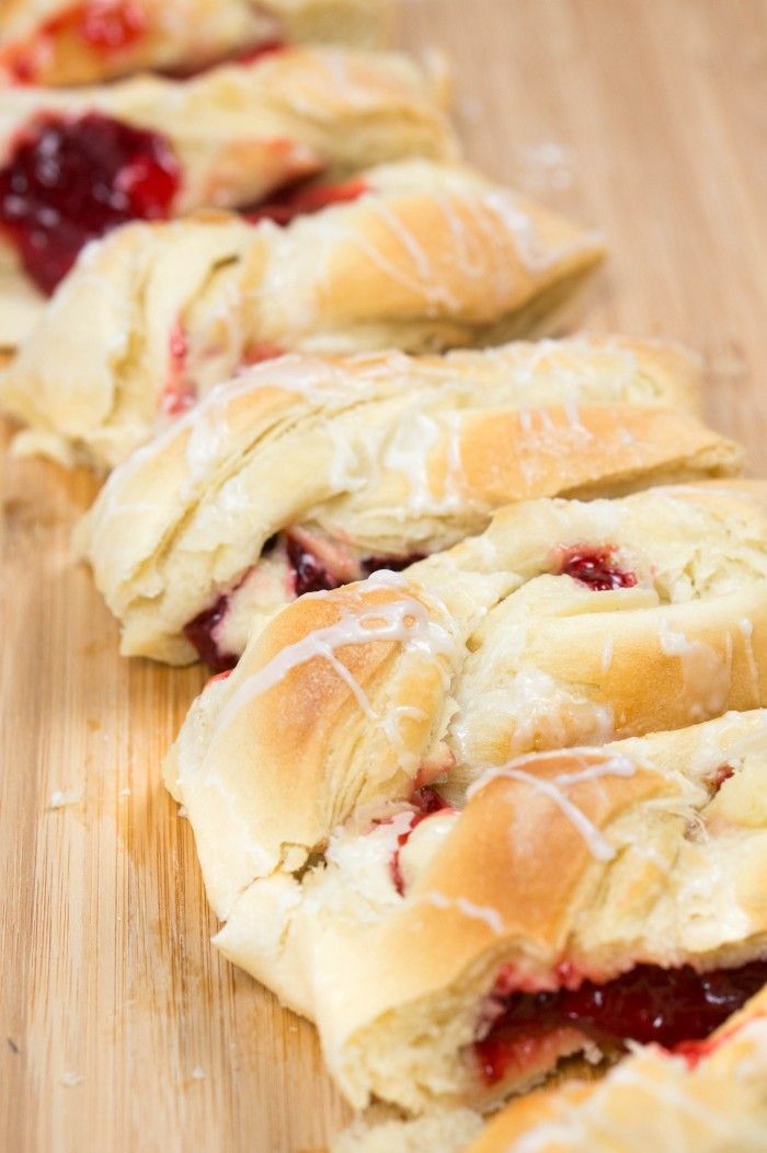 Butter Braid Pastries and Almond Glaze Recipe