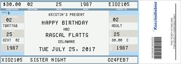 Fake Ticket Generator Crafty! Pinterest Generators, Test test