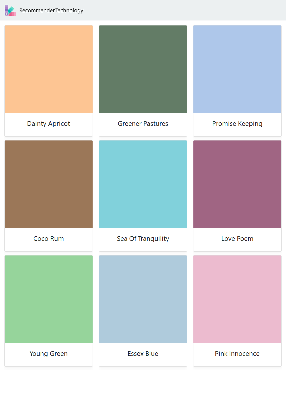 Island Paint Enamel Color Chart Dainty Apricot Coco Rum Young Green Greener Pastures Sea Of Tranquility Essex Blue Promise Keeping L Behr Paint Colors Paint Colors Paint Color Palettes