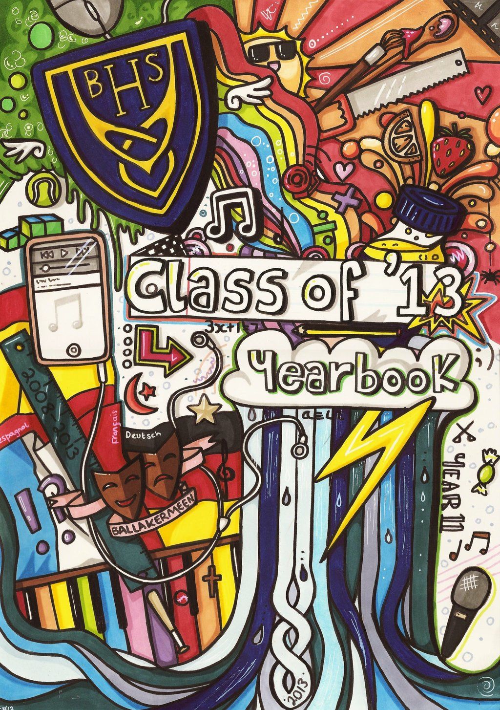 Stunning Yearbook Cover Art By EvaHolder