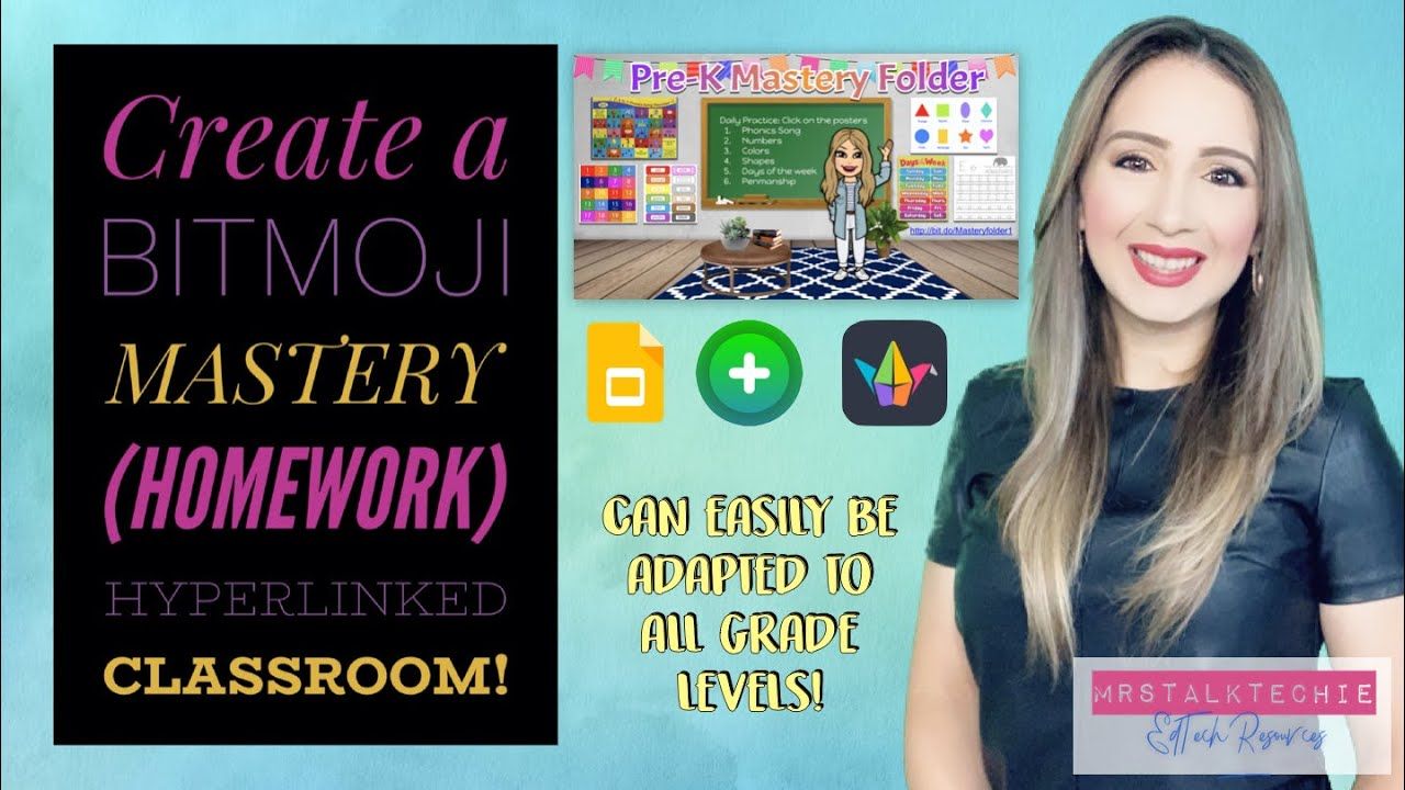 Create a Bitmoji Mastery (homework) folder in 2020