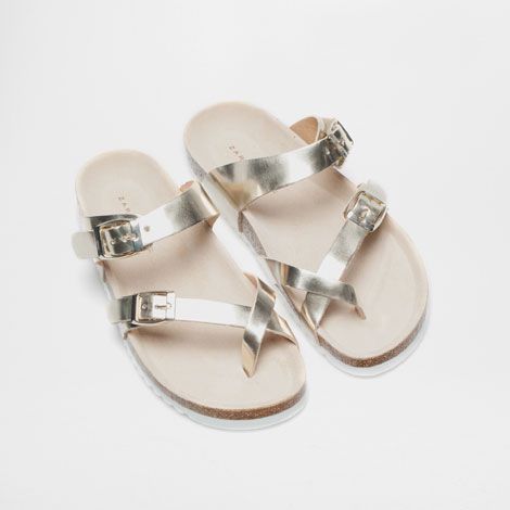 Espejo HomeCalzado Oro Zara Sandalia Bio Hebillas 8wnOkNXZ0P