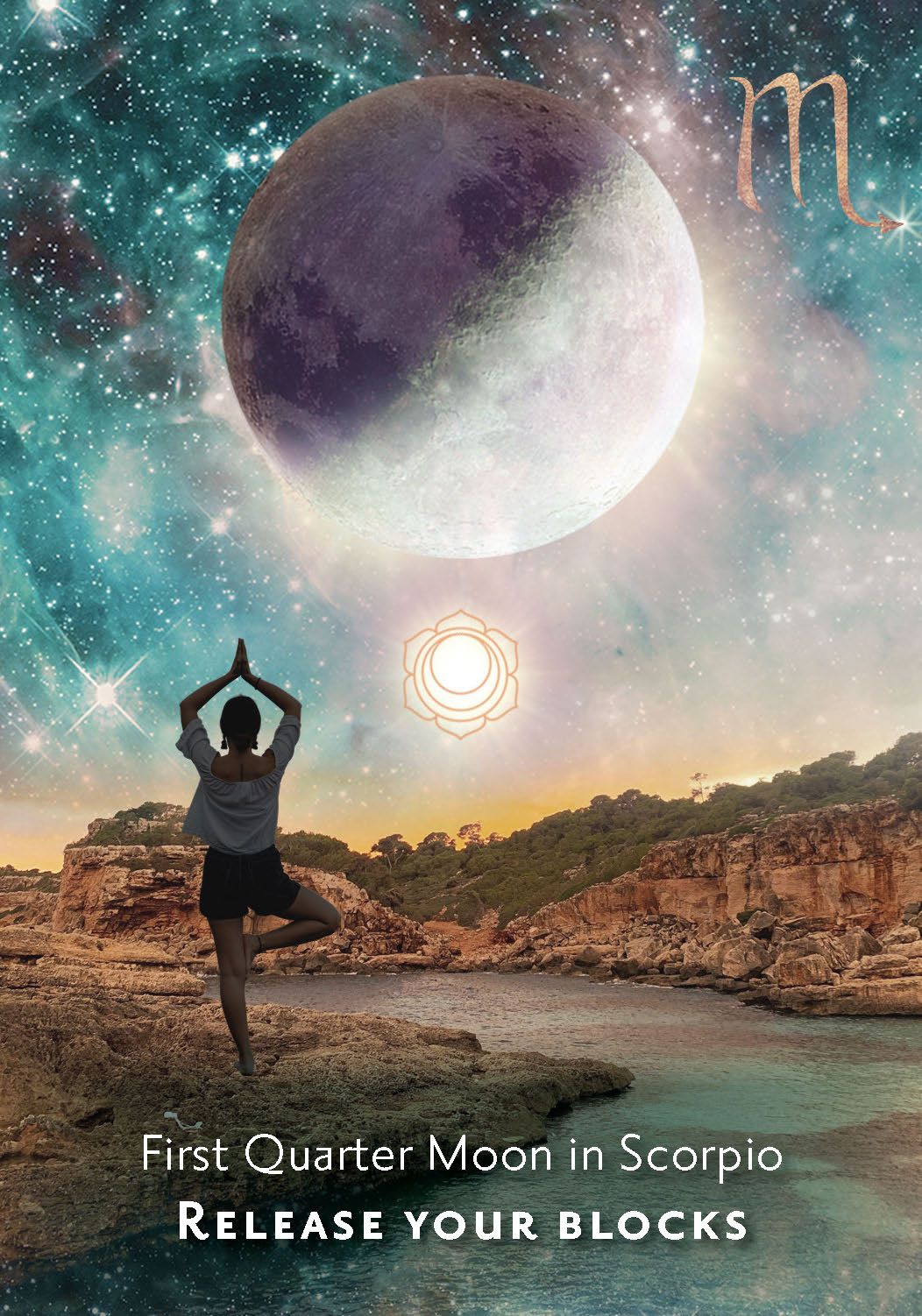 First Quarter Moon in Scorpio Yasmin Boland Oracle cards, Angel