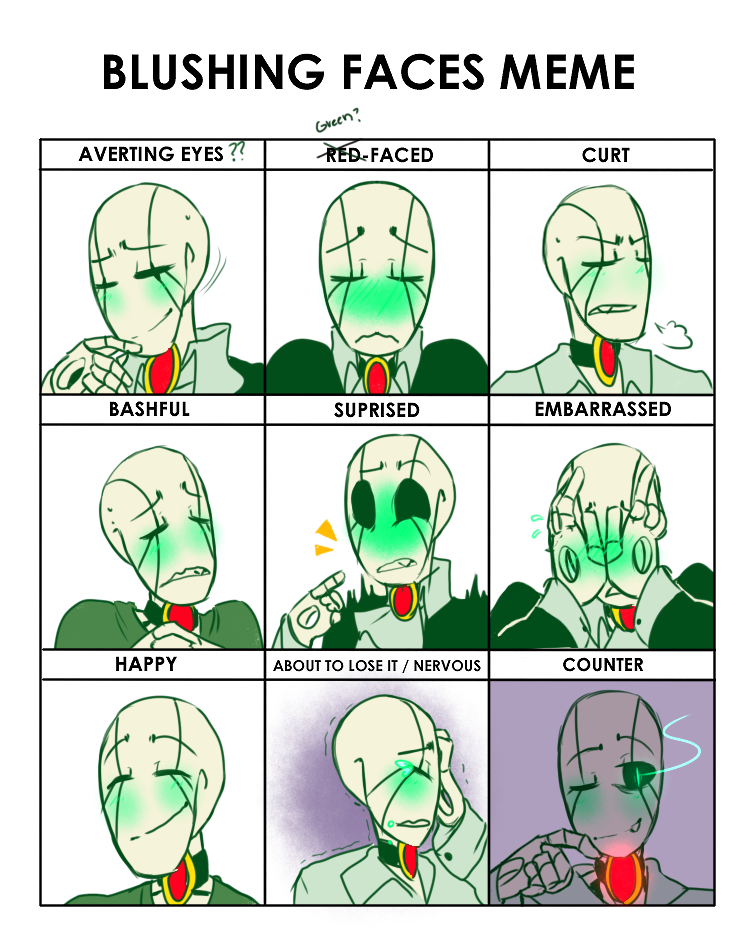 pics Blushing Faces Meme Undertale pinterest