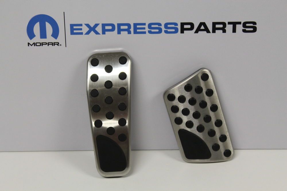08-13 Dodge Charger Challenger Stainless Steel Pedal Kit Mopar OEM