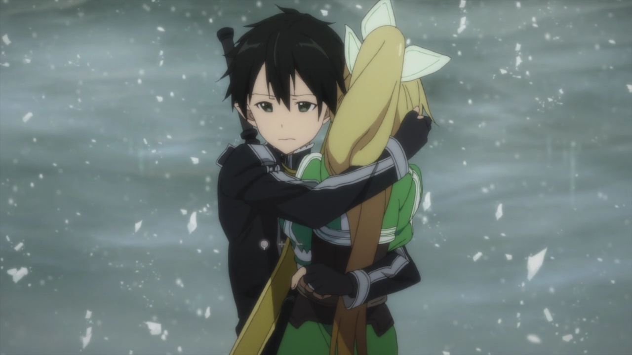 He Hugs A Lot Of Girls Sword Art Sword Art Online Asuna Sword Art Online