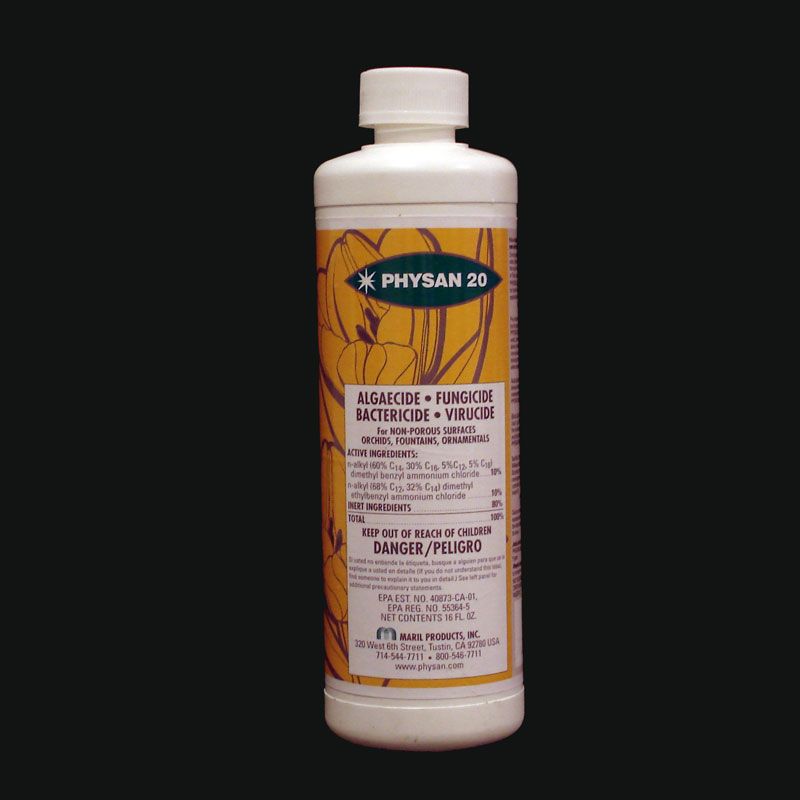 Physan 20 A Fungicide Algeacide Bactericide Virucide Used For Physan 20 A Fungicide Algeacide Bactericide Virucide Used For General Control
