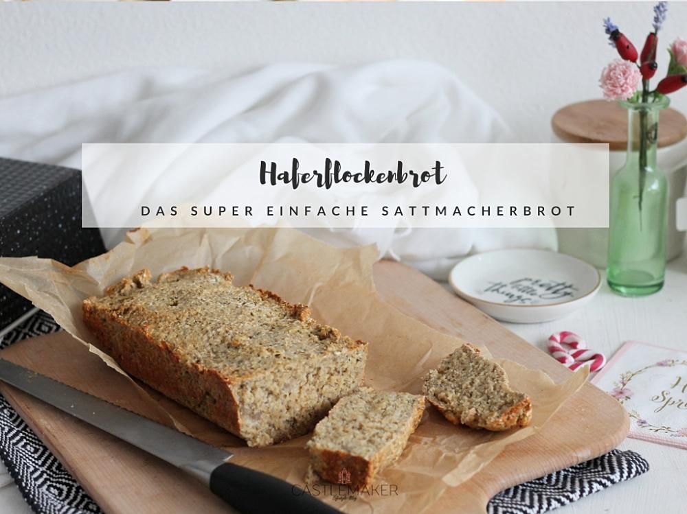 Haferflockenbrot ist gut für die Ernährung