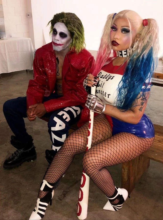 Nicki Minaj as Harley Quinn Halloween costumes Harley quinn