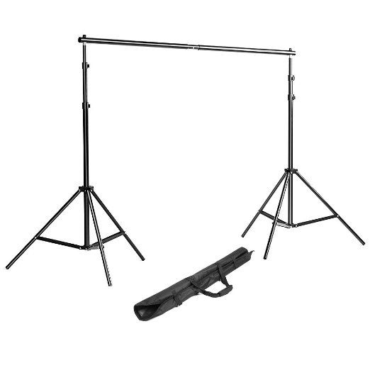 Alliage d/’Aluminium Neewer P/ôle de Support pour Toile de Fond de Tube T/él/éscopique et Base Robuste pour Toile de Fond Photographique et Support Exposition de Commerce