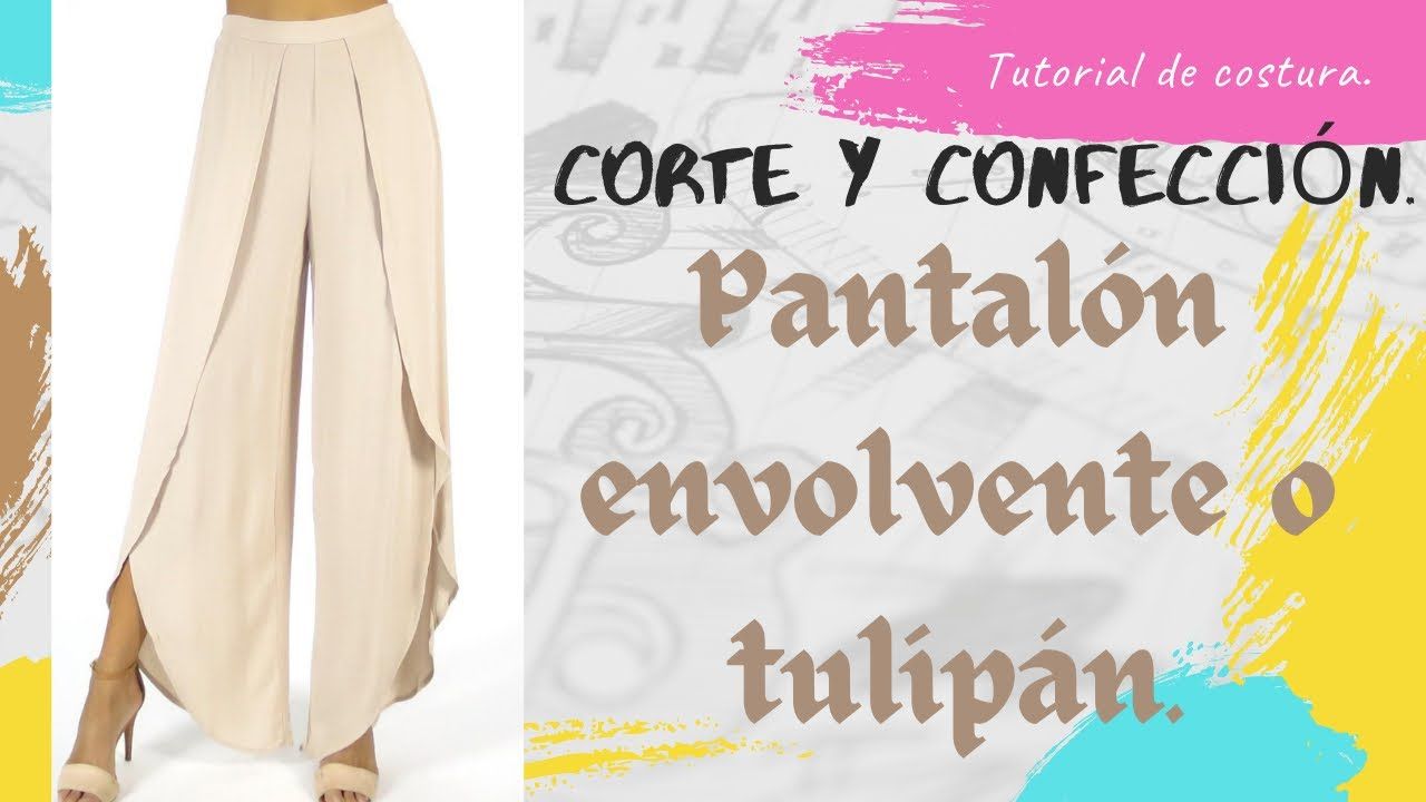 PANTALON ENVOLVENTE CORTE Y CONFECCION PANTALON TULIPAN