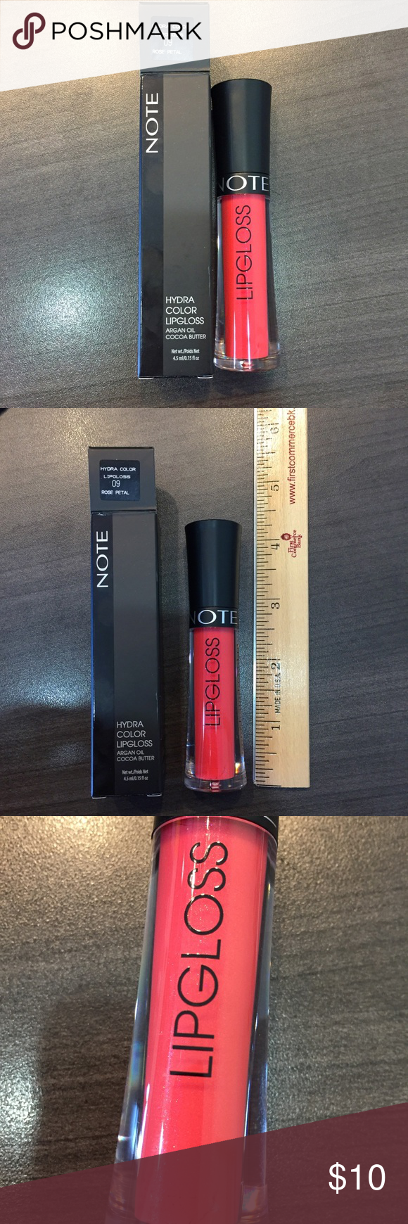 Nwt Note Hydra Color Lipgloss In 09 Rose Petal Brand New Still In Box Actual Container Of Gloss Has Never Been Opened Hy Lip Gloss Lip Balm Gloss Lip Colors