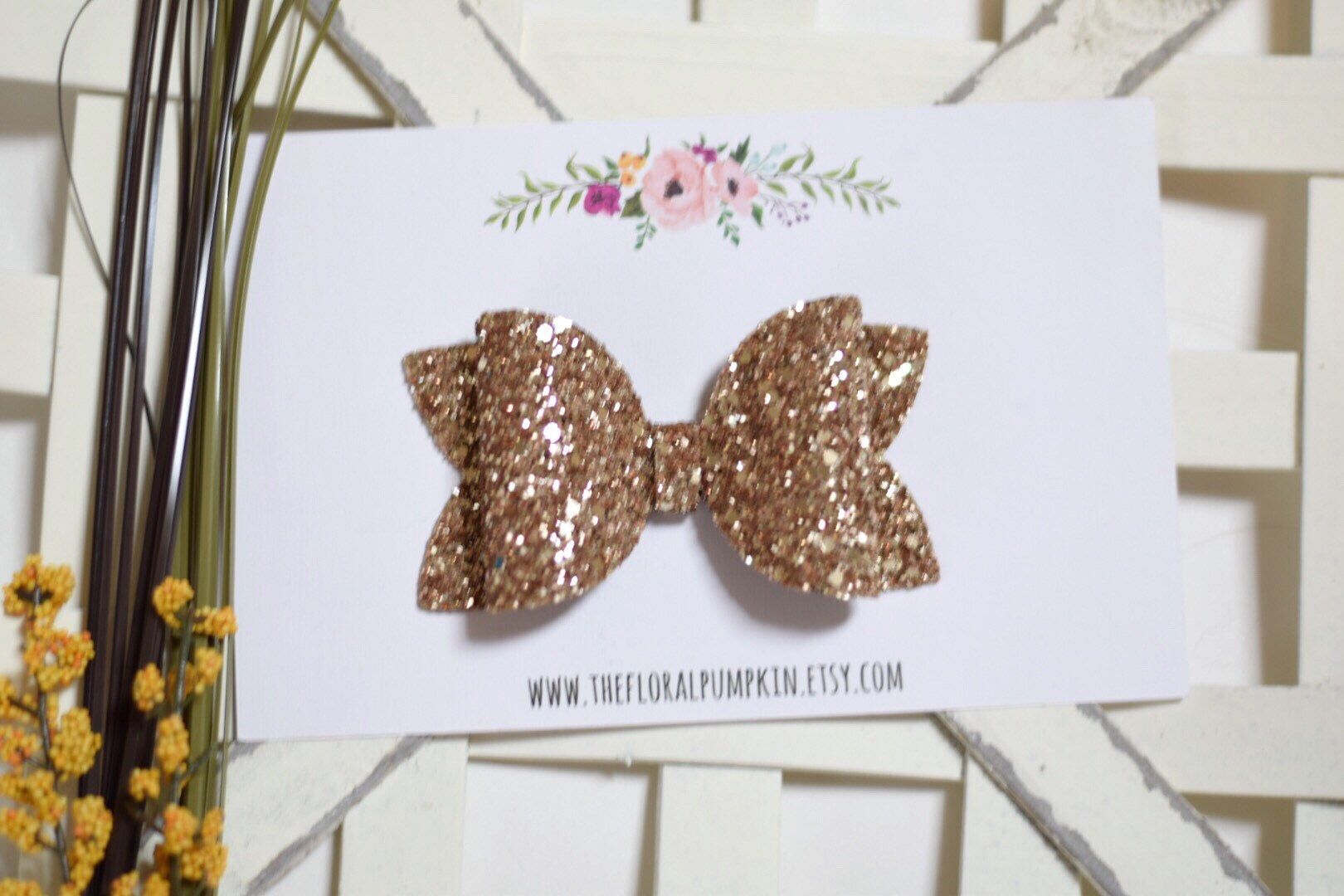 excited to share this item from my etsy shop gold glitter bow
