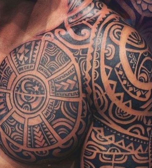 Aztec Tattoos For Men In 2020 Aztec Tattoo Aztec Tattoo Designs Mens Shoulder Tattoo