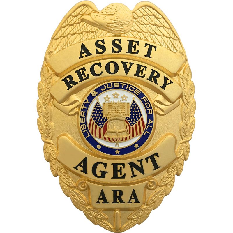 Asset Recovery Agent Badge Repossession Recovery Badge