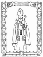 Download Download Pictures to Color at the Saint Nicholas center | St nicholas day, Colorful pictures ...