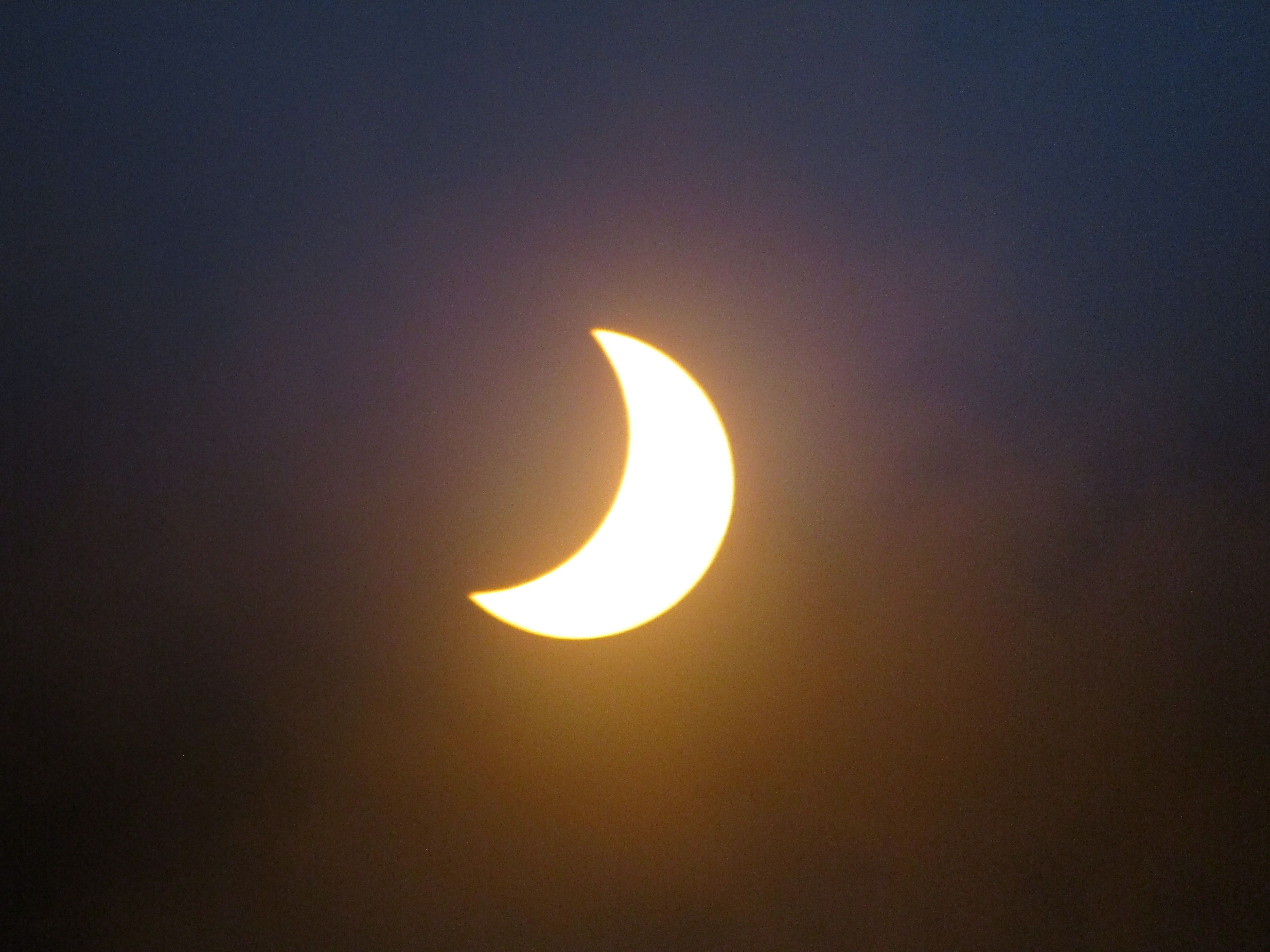 The Crescent Moon And The Rising Sun The Crescent Sun of 2017 | Celestial bodies, Celestial, Crescent