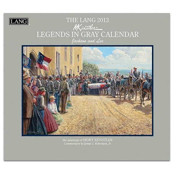 Lang Legends In Gray Civil War Jackson Lee 2013 Wall Calendar Wall Calendar Legend Beautiful Art ledgends in grey 2021 wall calendar