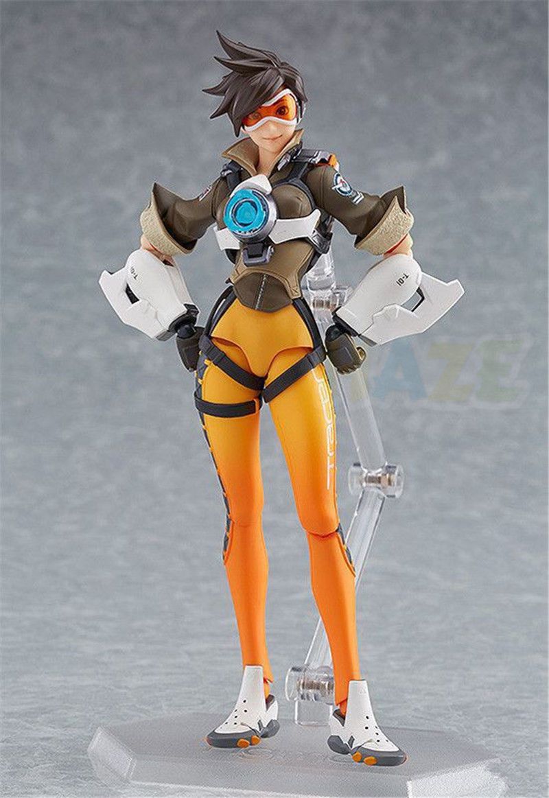 6/" Game Overwatch Tracer Action Figure Figma 352 OW Collection Toy Gift in Box