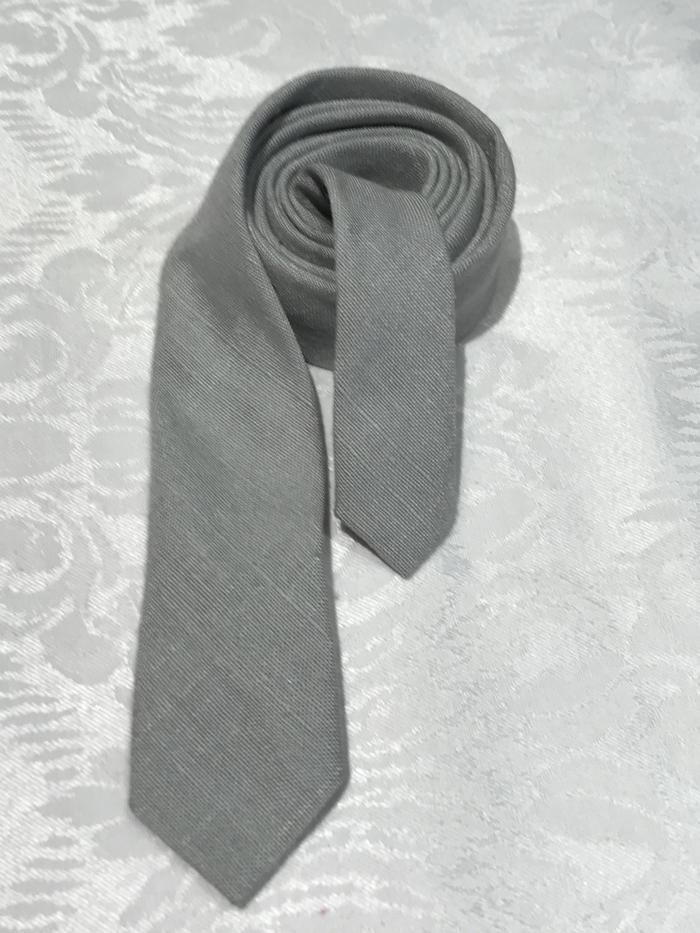 1980/'s Mods Skinny Neck-Tie White