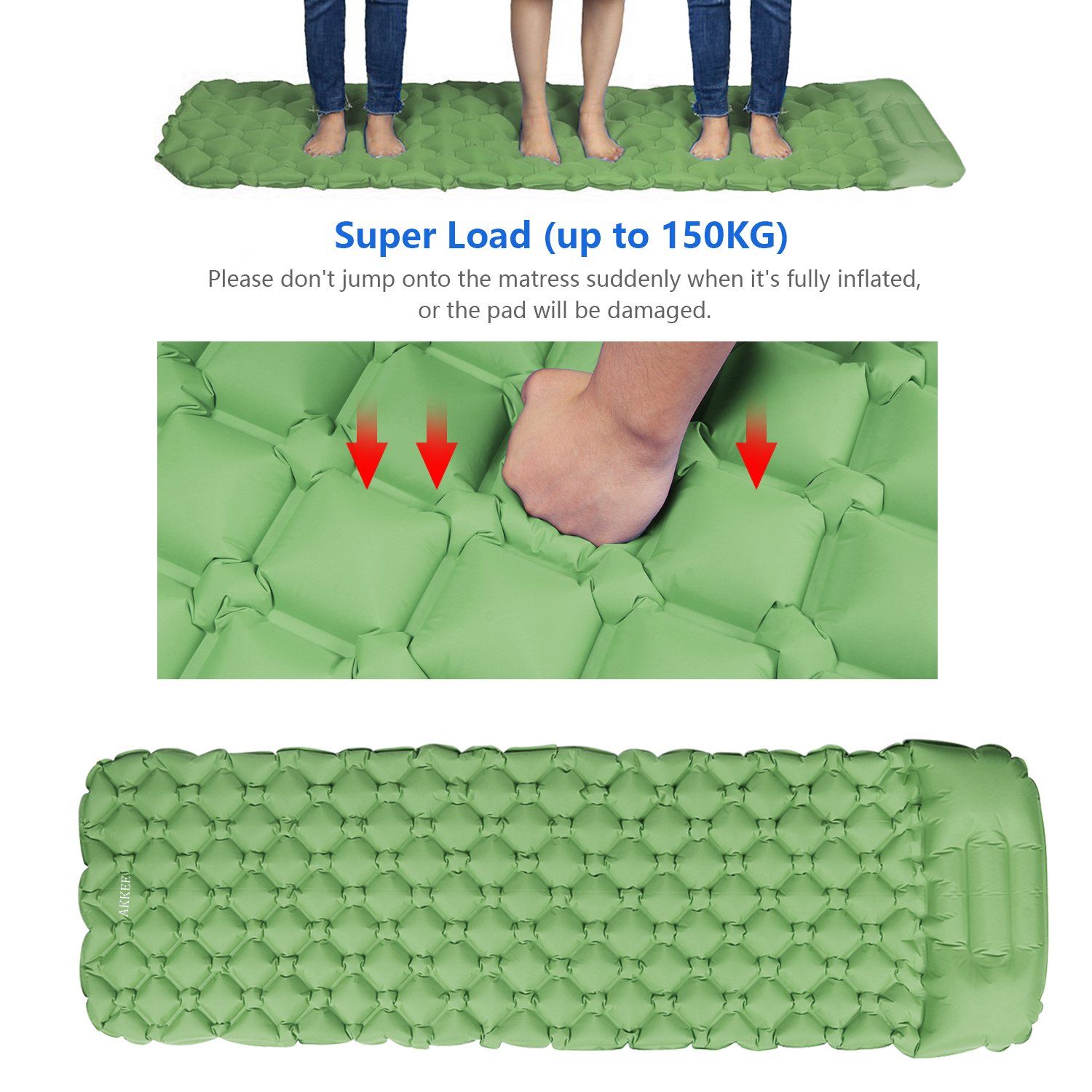 Trekology Inflatable Sleeping Pad Camping Mat For Sleeping Aluft Ul50 Compact Lightweight Camp Mats Ultralig Camping Sleeping Pad Sleeping Pads Camping Mat