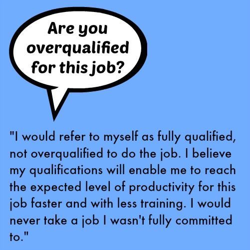 overqualified