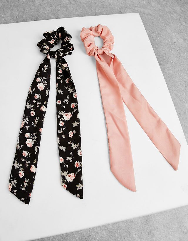 Scarf Scrunchie - Rabinho com lenço | MULHER - Bershka Portugal #portugal