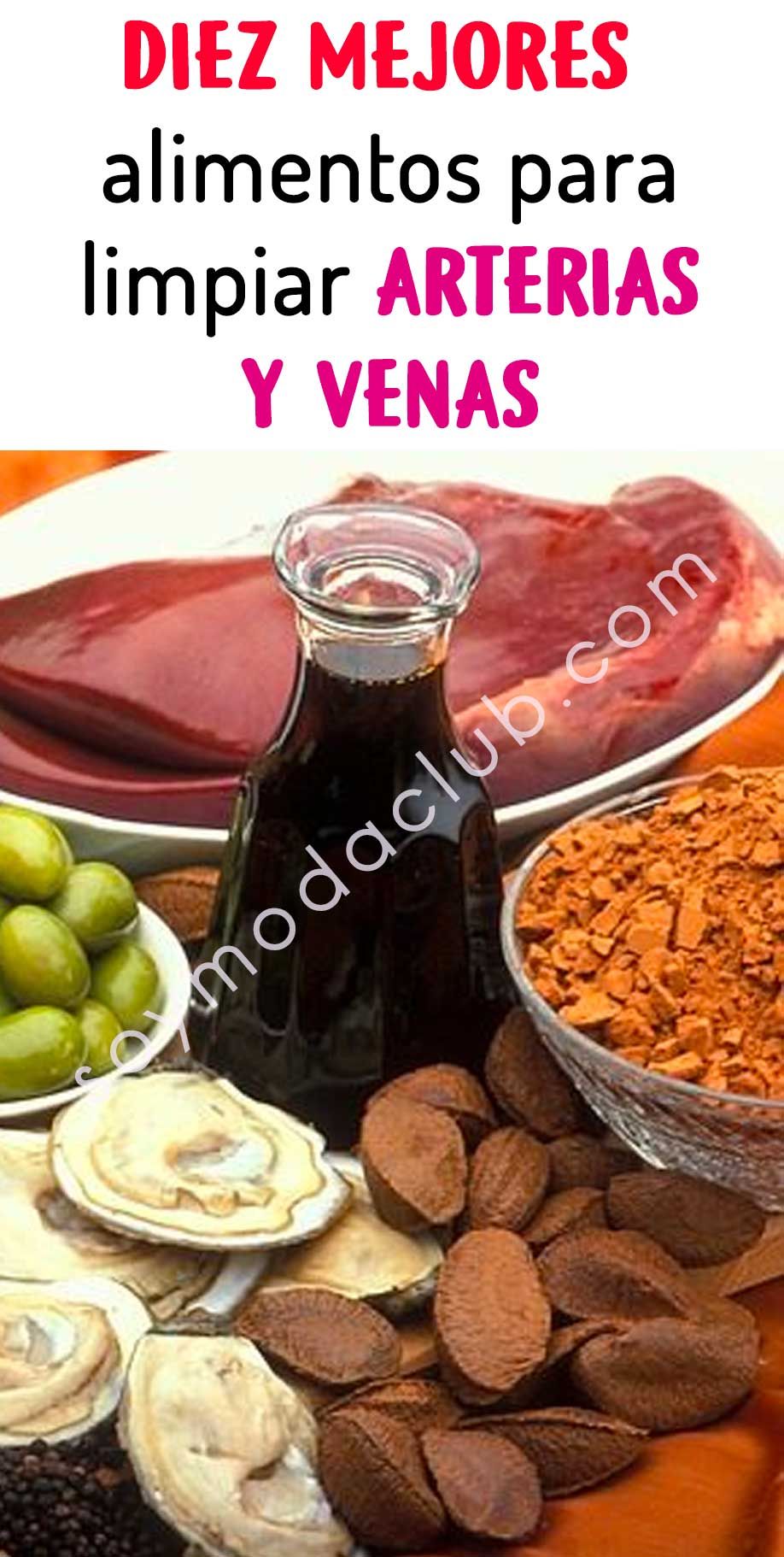 dieta para limpiar venas arterias