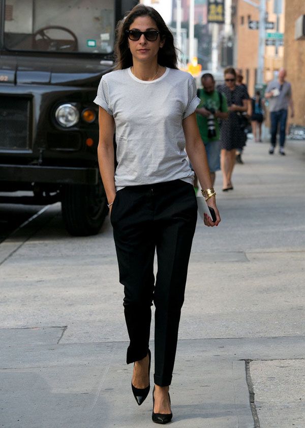 capucine-safyurtlu-street-style-look-escritorio-basicos Mode Outfits, Spring Outfits Casual, Fashion Outfits, Simple Outfits, Stylish Outfits, Basic Outfits, Mode Inspo, Mode Inspiration, Fashion Mode