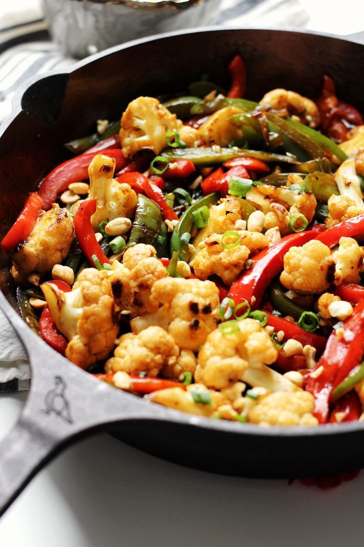 Kung Pao Cauliflower Vegan Kung Pao Cauliflower Vegan