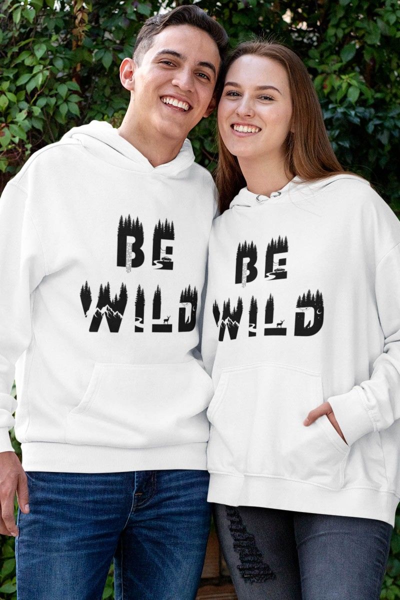 Sevgili Kombini Bewild Beyaz Kapsonlu Sweatshirt Hoodie Hoodie Kapsonlular Ust Giyim
