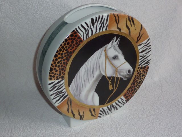 Hermes Hand Painted Plate Cheval Hermes Hand Painted Plate Cheval
