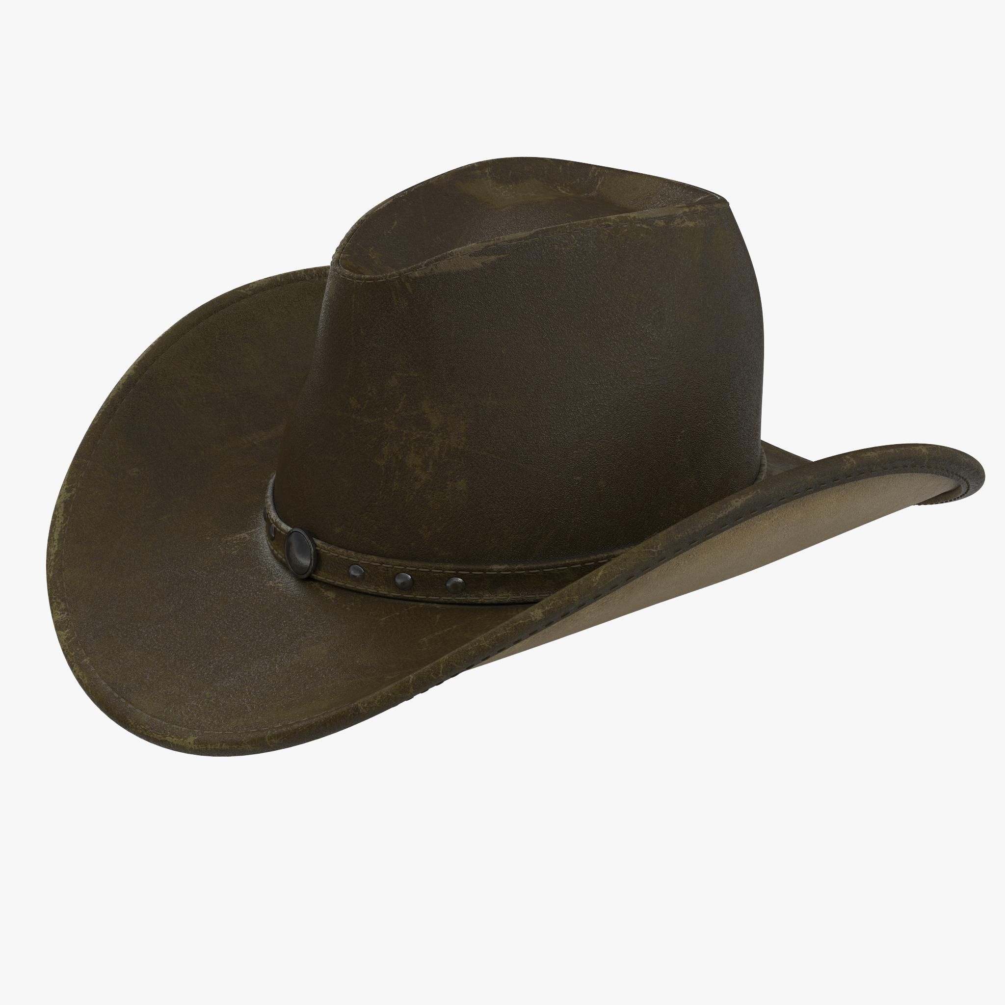 89 Most Popular Cowboy Hat 3d Model Free Mockup
