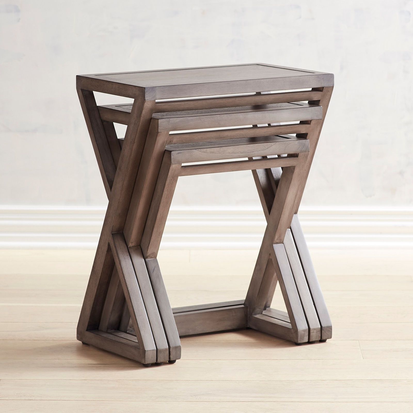 Zano Gray Nesting Tables - Pier 1 Imports Zano Gray Nesting Tables - Pier 1 Imports