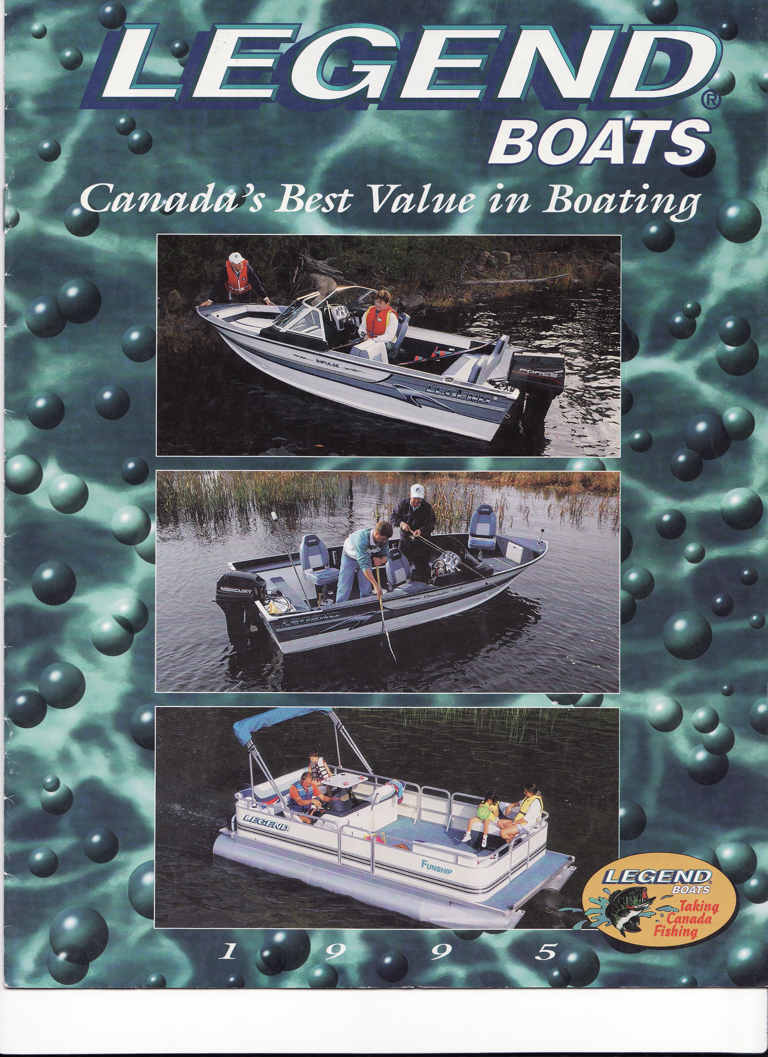 1995 Vintage Legend Boats Fully Priced Catalog Cover Boat Legend 1995 Vintage Legend Boats Fully Priced Catalog Cover Boat Legend