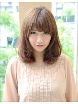 15年 流行 ミディアム ヘアー 春 夏ヘアカタログ Naver まとめ Long Hair Girl Hair Styles Medium Hair Styles