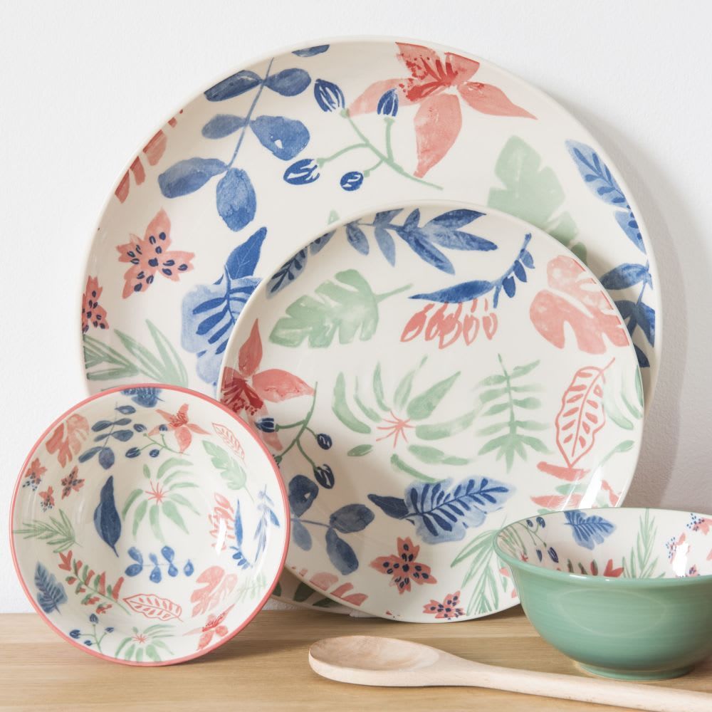 Fayence Schale Blau Und Weiß Bedruckt Vajilla De Cerámica Cuencos De Ceramica Cerámica Pintada